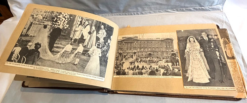 1947 royal wedding scrapbook - 1947,