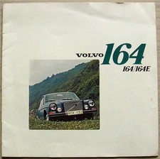 VOLVO 164 & 164E Car LF Sales Brochure 1973 #RSP/PV 529-73 8.72