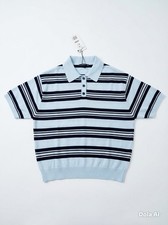 Bershka Men's Stripe Polo T