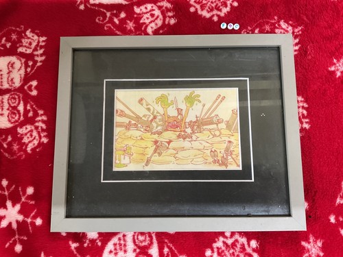 Cool cult art print framed - ,