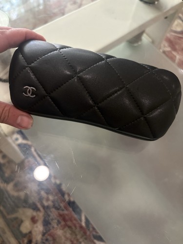 Chanel black quilted hard - black,