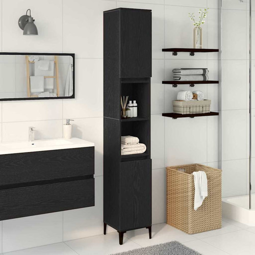 Bathroom cabinet black - cabinet,