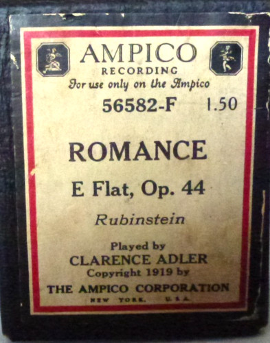 Ampico reproducing roll - ampico,