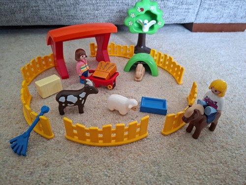 Playmobil 123 petting - playmobil, farm