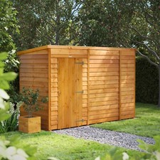 Shed | Power Windowless Overlap Pent Garden Sheds | Cheap Sheds | 4x4 up to 20x6