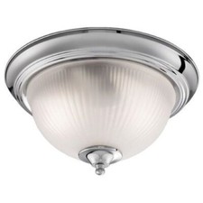 AMERICAN DINER FLUSH - SATIN SILVER & ACID GLASS SEA4042