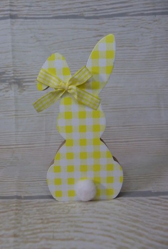 New yellow gingham easter - yellow,