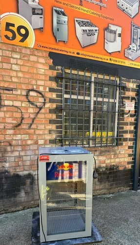 Red bull display fridge - red,