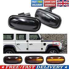 2X LED Side Repeater Indicator Light Dynamic For Land Rover Discovery Defender