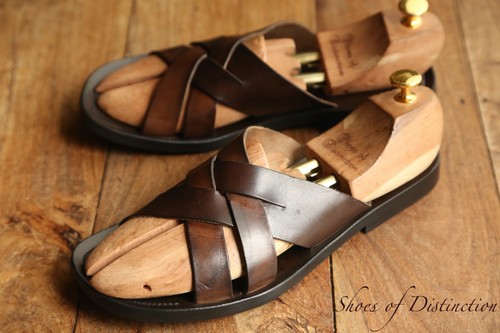 Russell bromley brown woven - &,