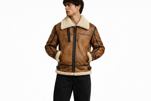 Men sheepskin bomber - men’s,