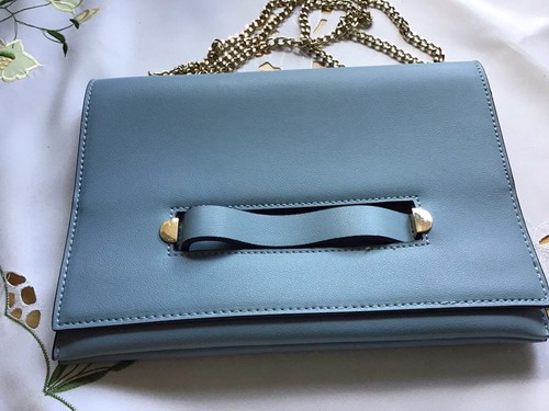 Topshop pale blue bag with - topshop,