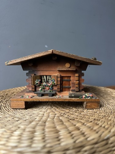 Vintage swiss chalet musical - chalet,