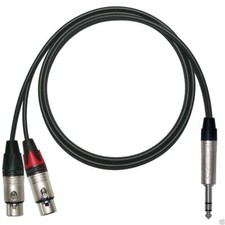  Neutrik Stereo Jack to 2 x