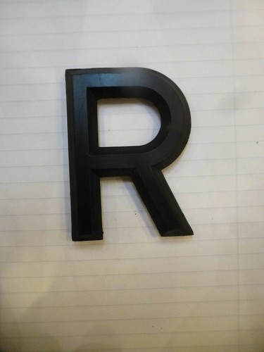 Sable classic raised number - 3d,