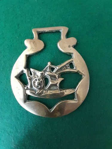 Vintage solid brass horse - vintage,