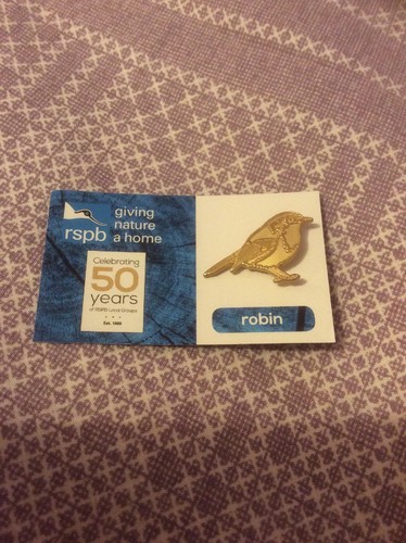 Rspb pin badge celebrating - rspb,