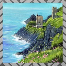 Cornish Mines Artwork by