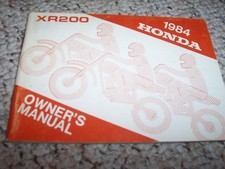 1984 Honda XR200 Motorcycle