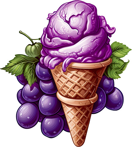 Purple icecream colourful - purple,