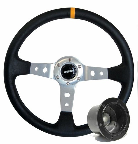 340mm black alcantara moulded - black,