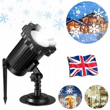 Christmas LED Moving Laser Projector Light Xmas Party Outdoor Landscape Lamp.