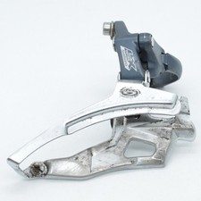 Shimano Deore LX FD-M571 Front Mech Blue Silver (31.8mm) Retro Mountain Bike MTB