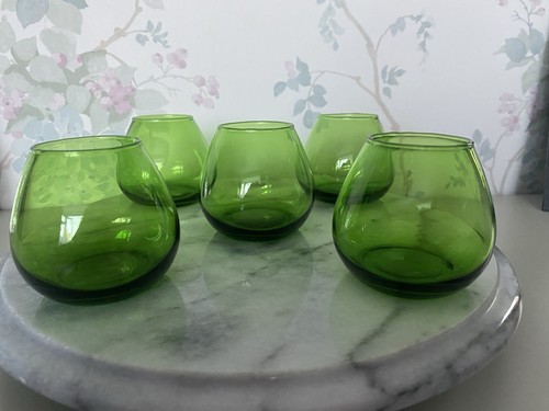 Vintage emerald green glass - vintage,