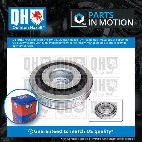 Crankshaft pulley qcd127 - crankshaft,