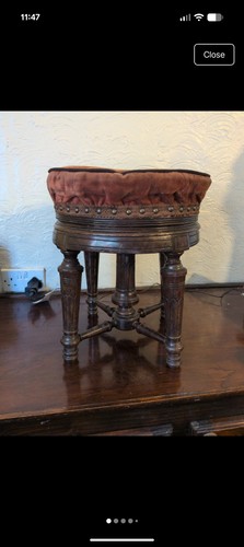 Victorian mahogany piano - mahogany,