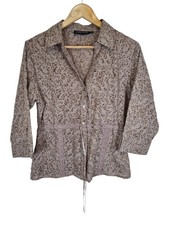 Lauren Taylor Floral Blouse