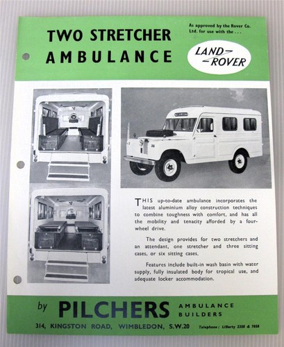 Land rover two - rover, stretcher