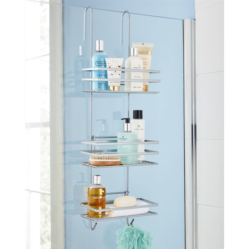 Tier chrome shower - chrome,