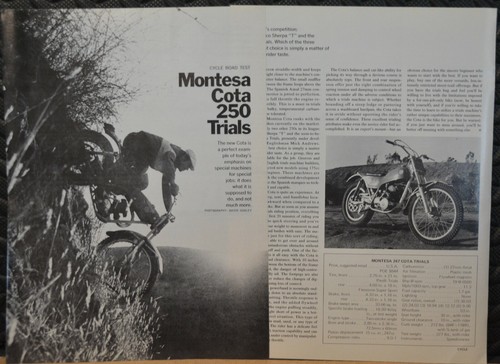 1971 montesa cota 250 - 1971,