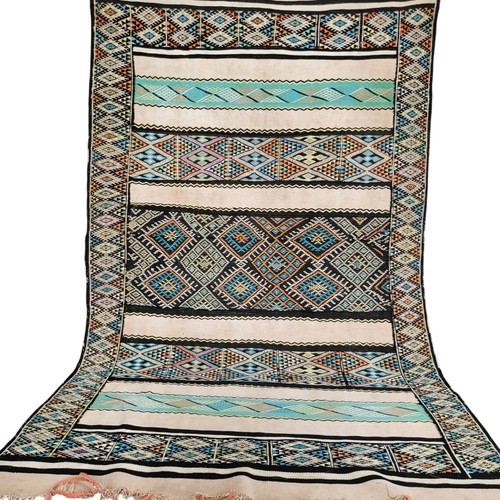 Rare vintage berber rug wool - vintage,
