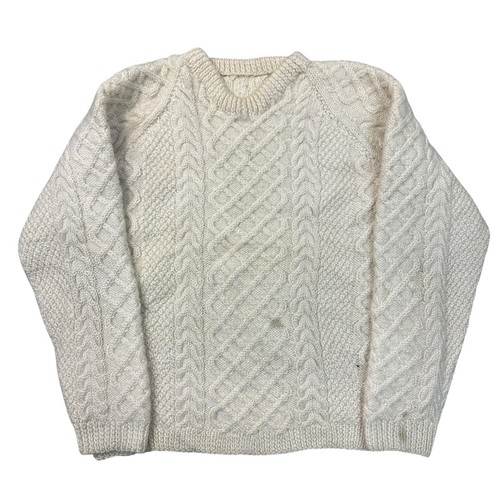 Vintage aran hand knit - vintage,