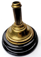 Antique Oil Lamp Font with Duplex Top & Bottom Collar. 6 1/4 inch diameter Font.