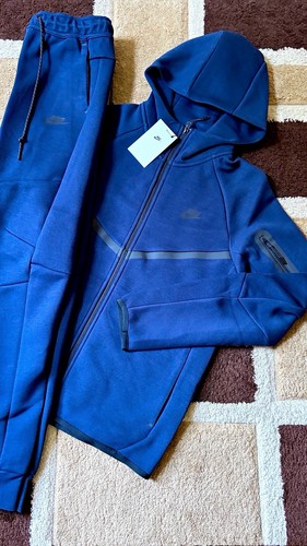 Nike tech fleece navy blue - blue, |