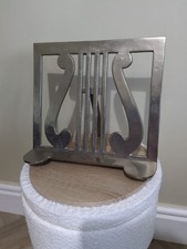 Lyre harp music book stand - harp,
