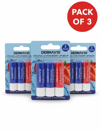 Pack derma v10 lip - of, 3