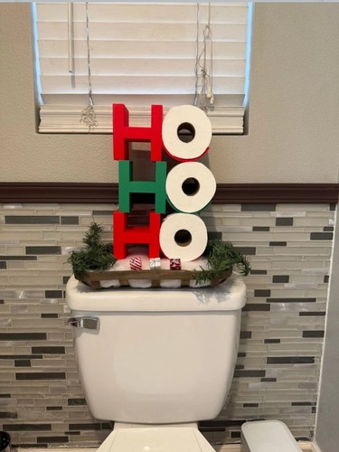 Christmas toilet roll - ho,