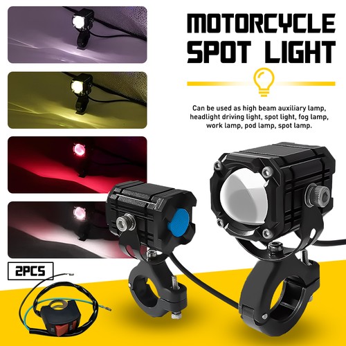 Motorcycle led spotlight - 2x,