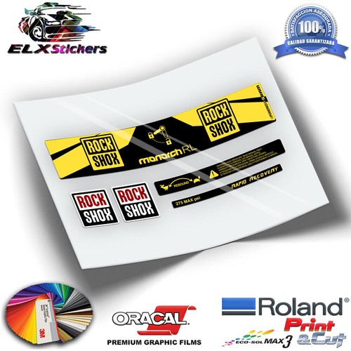 Shox absorber sticker decal