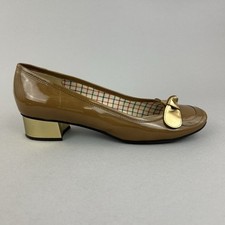 Chloe Tan Patent Leather Slip