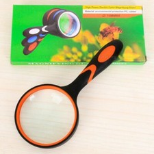 Large Magnifying Lens Reading Map Loupe Jewelry Glass Magnifier 3X 4X 8X 10X
