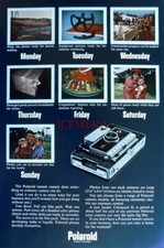 POLAROID '250 Color Pack' Camera ADVERT #7 Vintage 1969 Print Ad 684/112