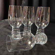 Spiegelau IPA Crystal Beer Glasses - Unique Ribbed Design - Set of Four