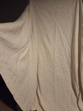 Vintage 90 X 100 " Cotton Brocade Throw Blanket Bed Spread Sofa M & S St Michael