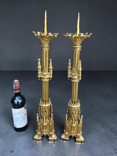 Pair antique gothic - antique, revival
