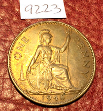 LUSTROUS GEORGE VI PENNY 1948  - JOB LOT 9223